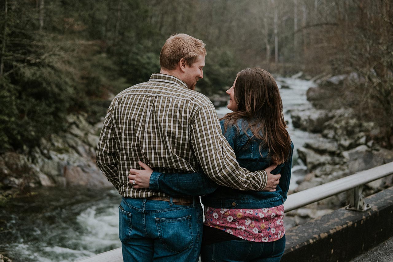 Gatlinburg Couple Photography Great Smoky Mountains National Park Pigeon Forge Photography Anniversary Photos