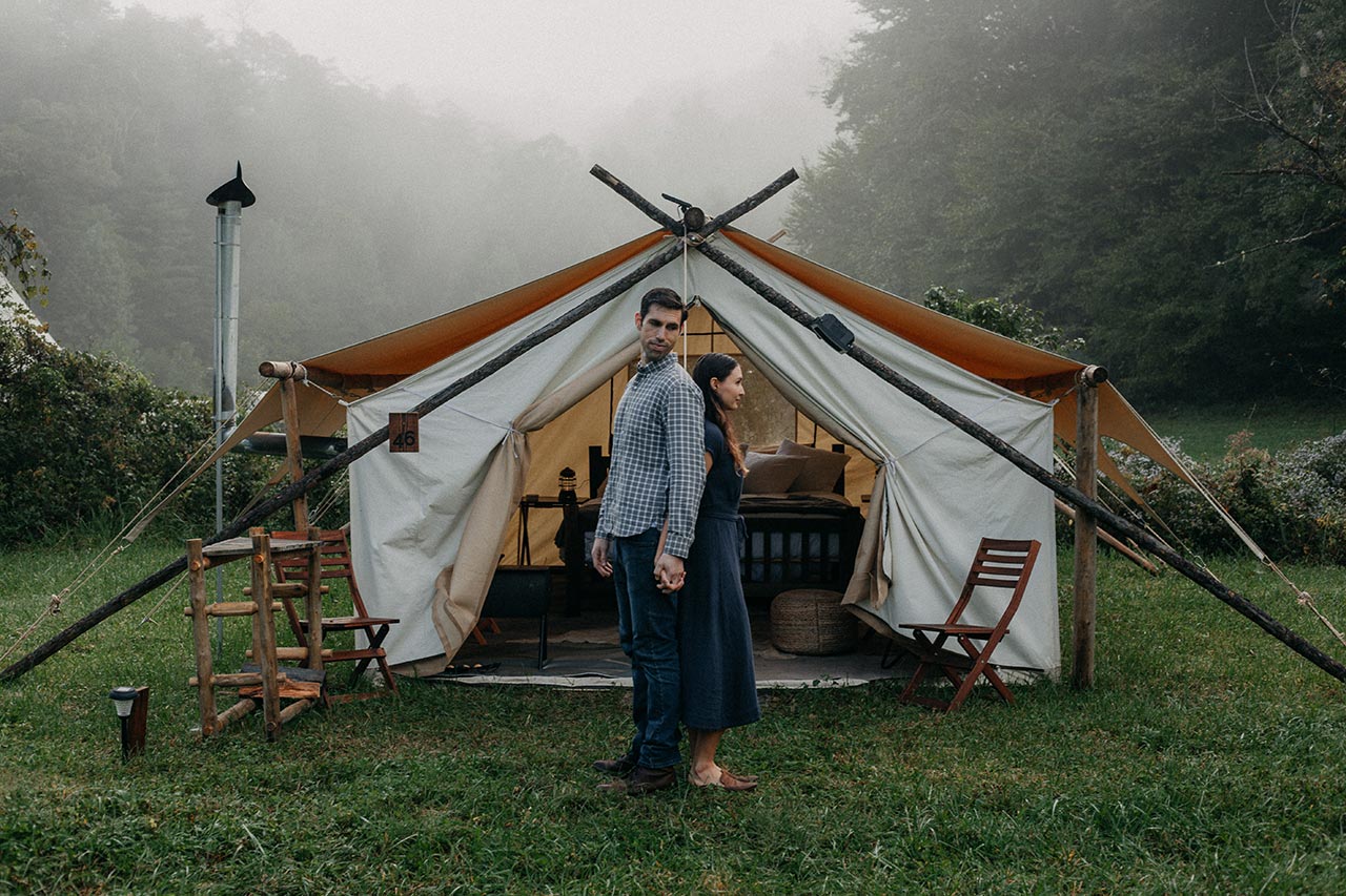 Pigeon Forge Anniversary Photography Under Canvas Great Smoky Mountains Gatlinburg Photographer