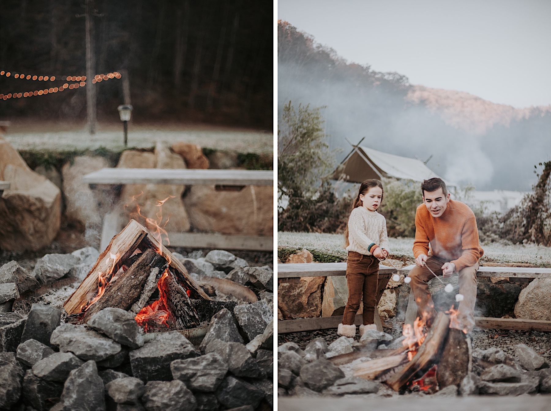 family portraits under canvas great smoky mountains photographer