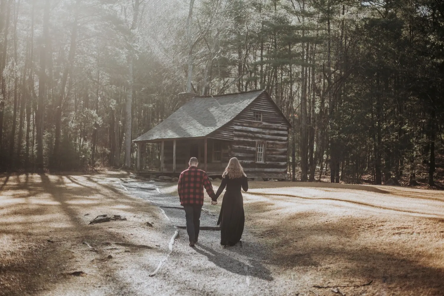 Engagement Photos In Cades Cove