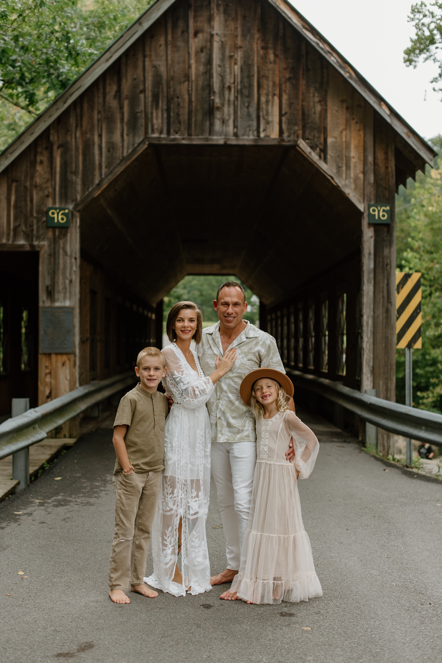 Emerts Cove Covered Bridge Family Photography Great Smoky Mountains National Park Gatlinburg Photographers