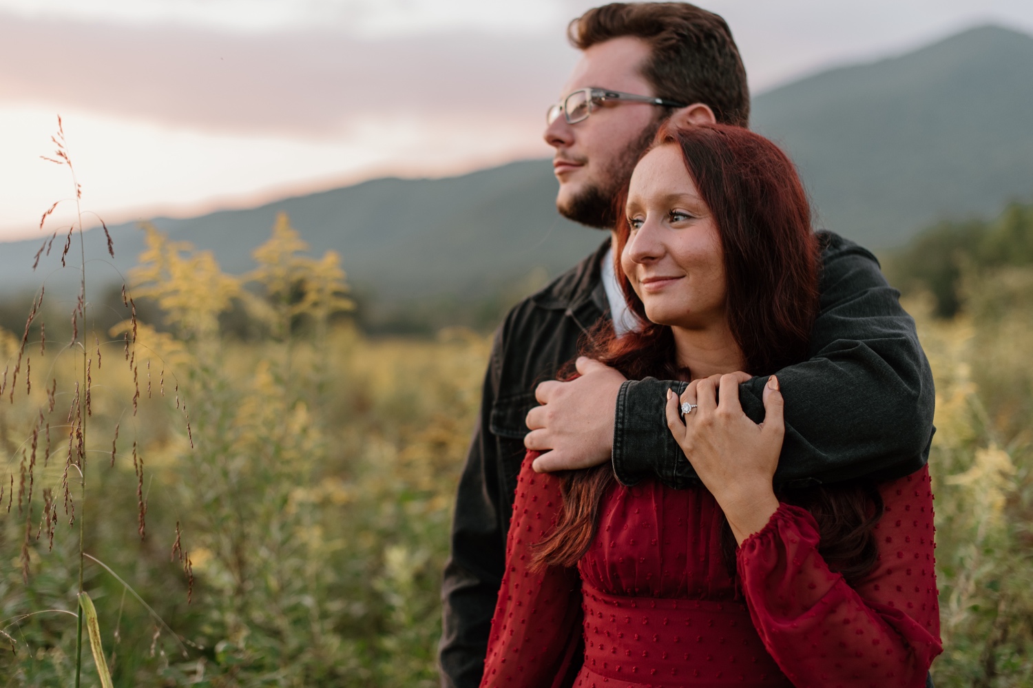 Cades Cove Engagement Photography Great Smoky Mountains National Park
